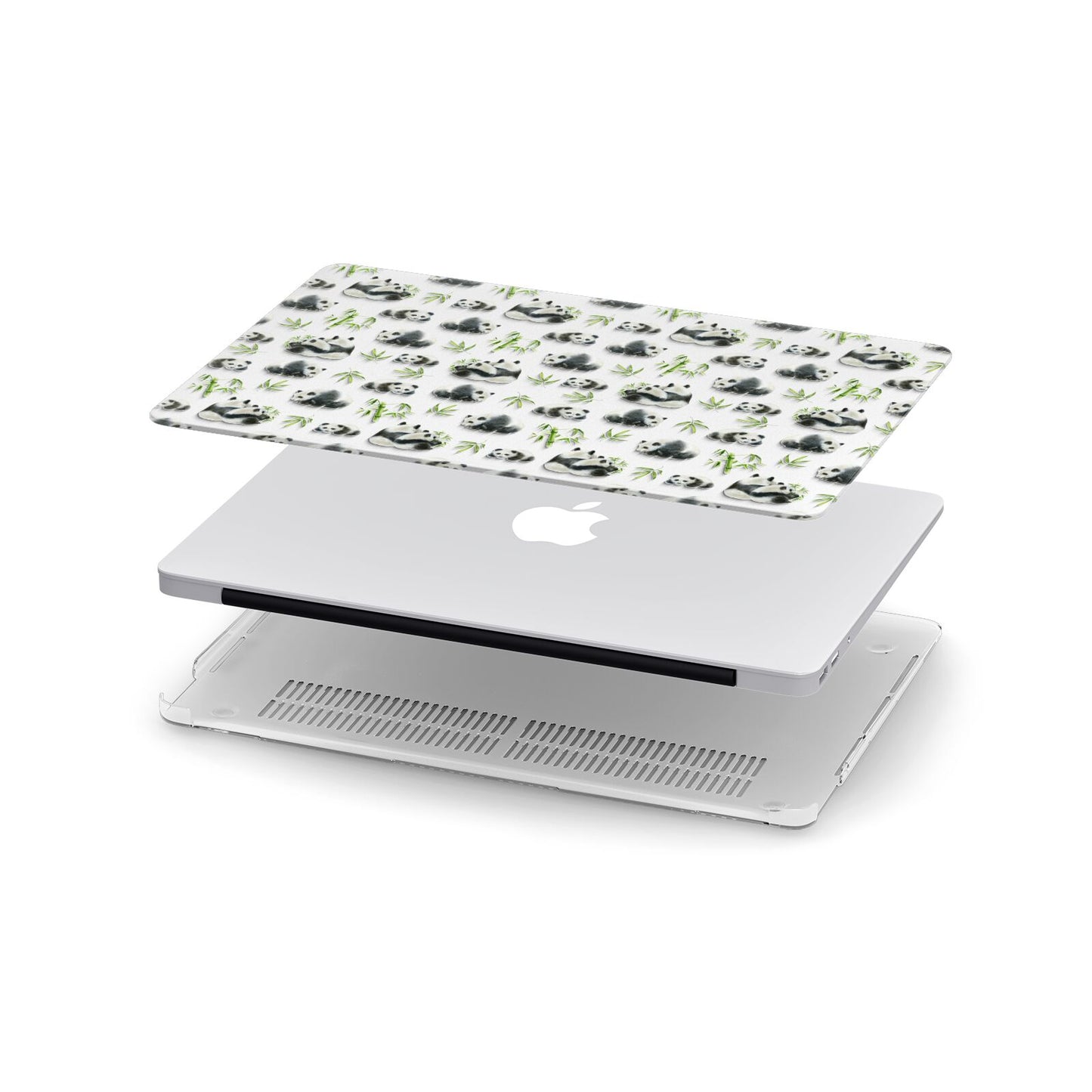 Panda Apple MacBook Case in Detail