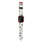 Panda Apple Watch Strap Size 38mm with Red Hardware