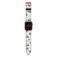 Panda Apple Watch Strap with Red Hardware
