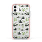 Panda Apple iPhone 11 in White with Pink Impact Case