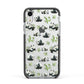 Panda Apple iPhone XR Impact Case Black Edge on Silver Phone