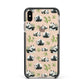 Panda Apple iPhone Xs Max Impact Case Black Edge on Gold Phone