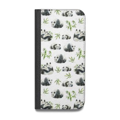 Panda Vegan Leather Flip Samsung Case