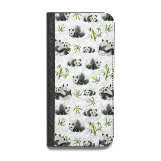 Panda Vegan Leather Flip Samsung Case
