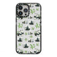 Panda iPhone 13 Pro Max Black Impact Case on Silver phone