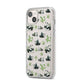 Panda iPhone 14 Plus Clear Tough Case Starlight Angled Image