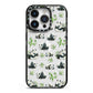 Panda iPhone 14 Pro Black Impact Case on Silver phone