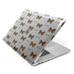 Papillon Icon with Name Apple MacBook Case Side View