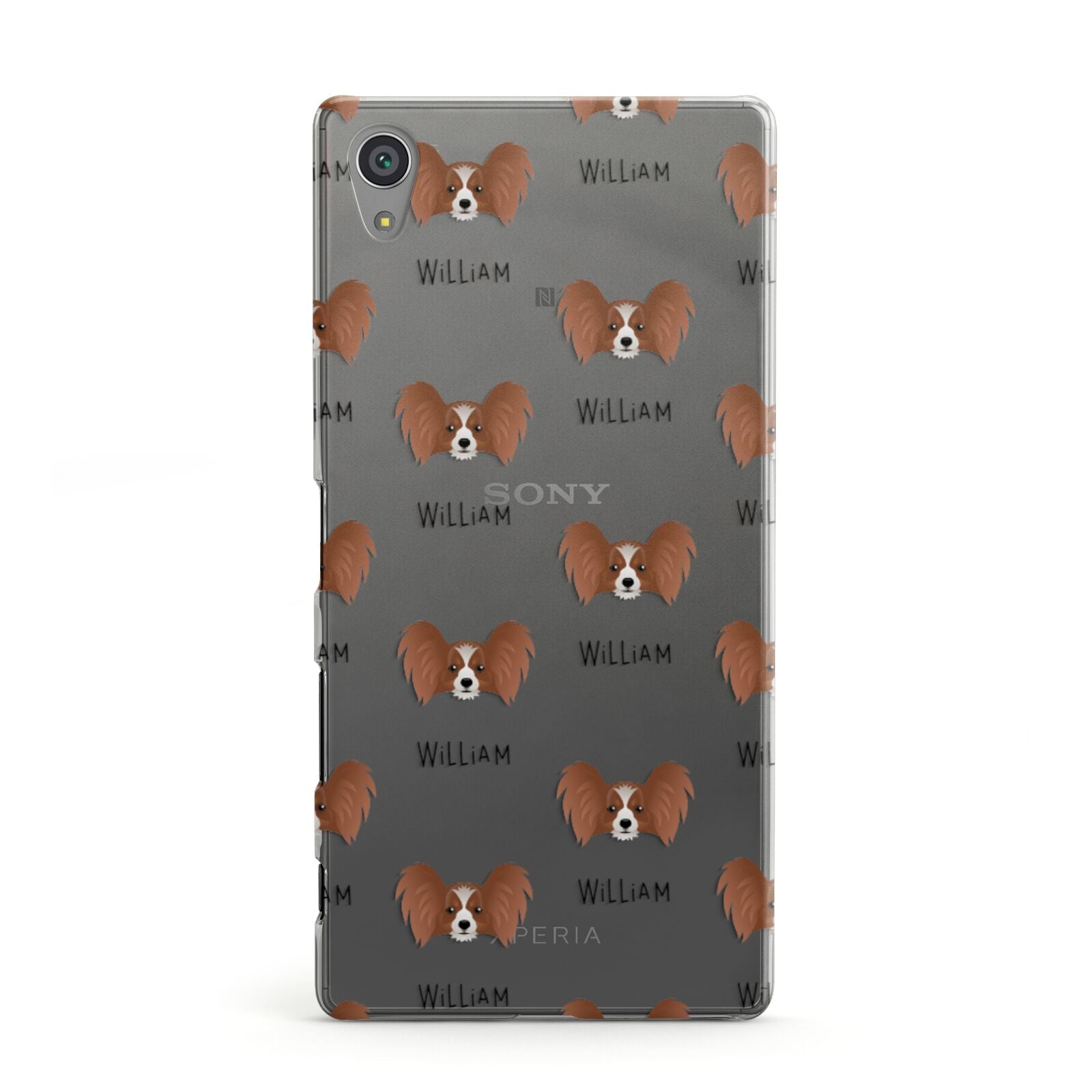 Papillon Icon with Name Sony Xperia Case