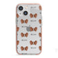 Papillon Icon with Name iPhone 13 Mini TPU Impact Case with Pink Edges