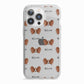 Papillon Icon with Name iPhone 13 Pro TPU Impact Case with White Edges