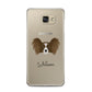 Papillon Personalised Samsung Galaxy A5 2016 Case on gold phone