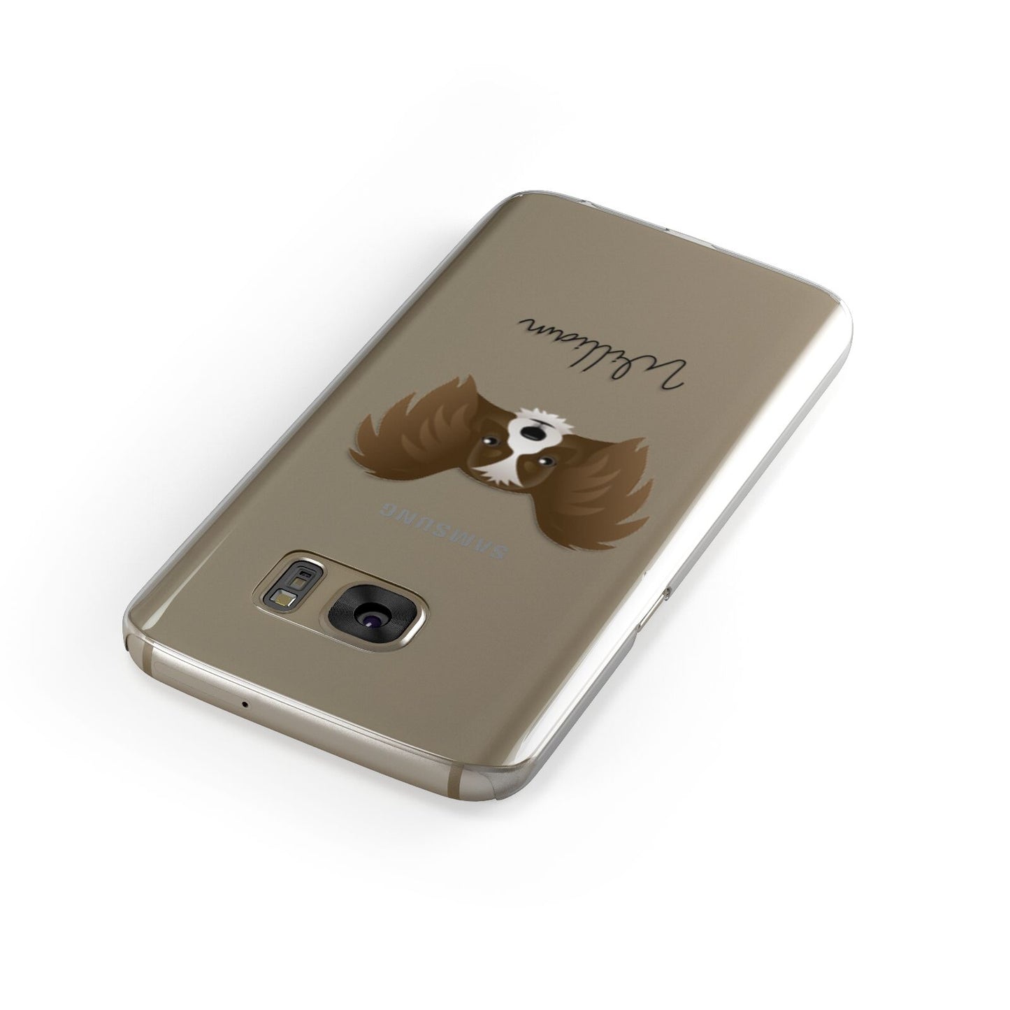 Papillon Personalised Samsung Galaxy Case Front Close Up