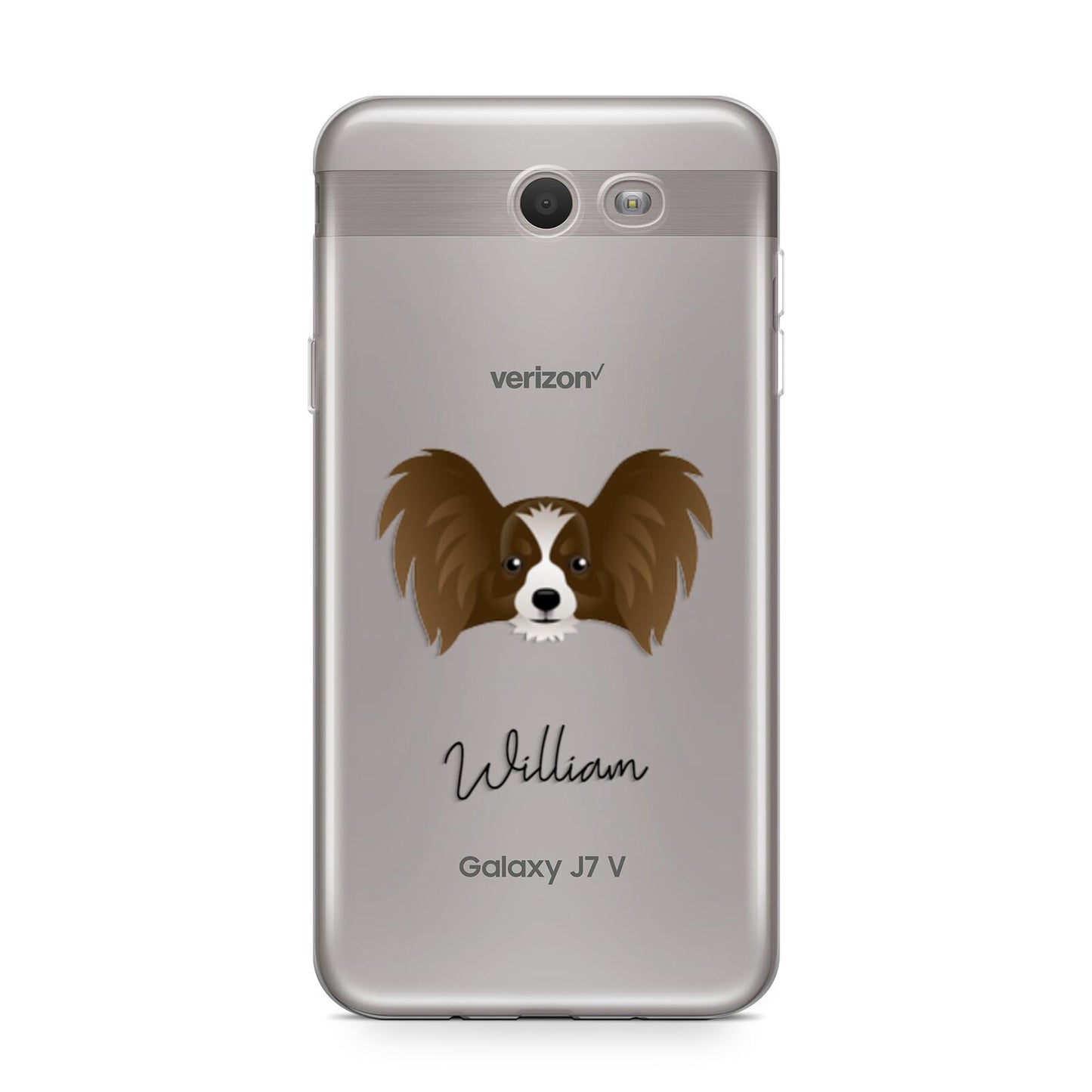 Papillon Personalised Samsung Galaxy J7 2017 Case