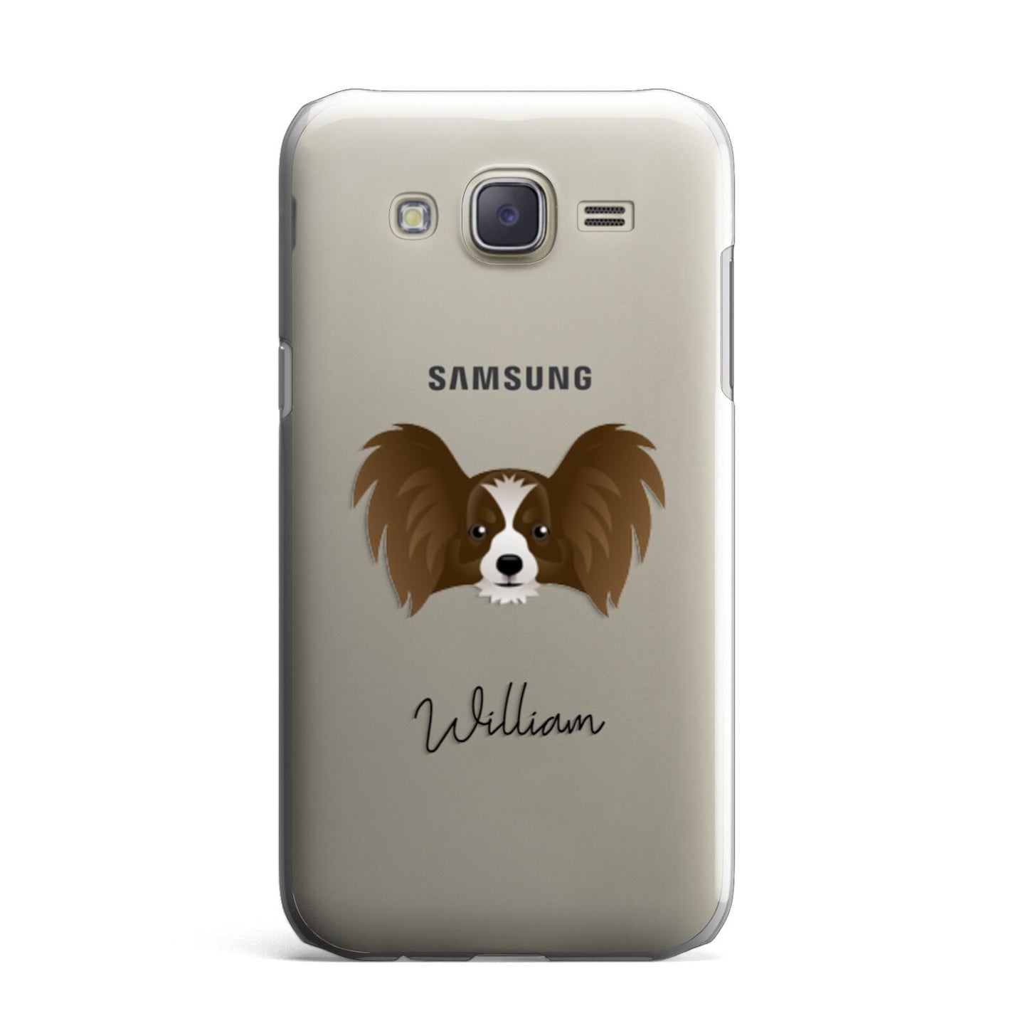 Papillon Personalised Samsung Galaxy J7 Case