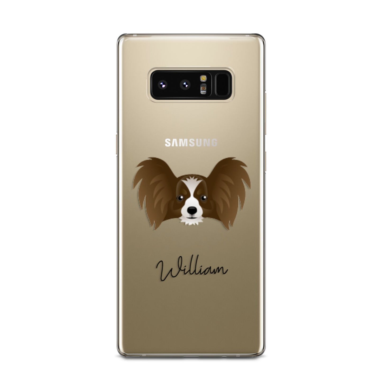 Papillon Personalised Samsung Galaxy Note 8 Case