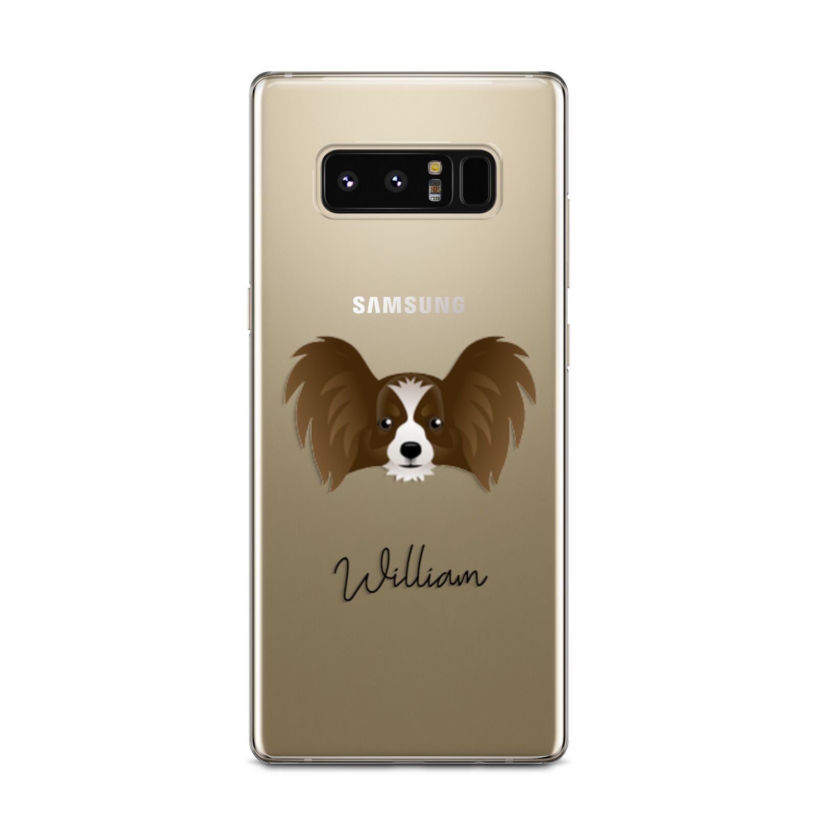 Papillon Personalised Samsung Galaxy Note 8 Case