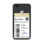 Parcel Label with Name Apple iPhone 4s Case