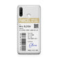 Parcel Label with Name Huawei P30 Lite Phone Case