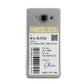 Parcel Label with Name Samsung Galaxy A3 Case
