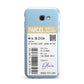 Parcel Label with Name Samsung Galaxy A7 2017 Case