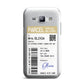 Parcel Label with Name Samsung Galaxy J1 2015 Case