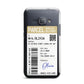 Parcel Label with Name Samsung Galaxy J1 2016 Case