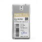 Parcel Label with Name Samsung Galaxy Note 3 Case