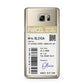 Parcel Label with Name Samsung Galaxy Note 5 Case