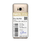 Parcel Label with Name Samsung Galaxy S8 Plus Case