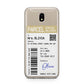 Parcel Label with Name Samsung J5 2017 Case