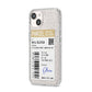 Parcel Label with Name iPhone 14 Glitter Tough Case Starlight Angled Image
