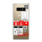 Parcel Stickers with Name Samsung Galaxy Note 8 Case