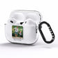 Parent and Child Photo with Text AirPods Pro Clear Case Side Image
