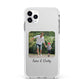 Parent and Child Photo with Text Apple iPhone 11 Pro Max in Silver with White Impact Case