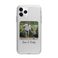 Parent and Child Photo with Text Apple iPhone 11 Pro in Silver with Bumper Case