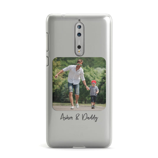 Parent and Child Photo with Text Nokia Case