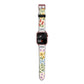 Paris Flower Market Apple Watch Strap Size 38mm with Rose Gold Hardware