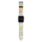 Paris Flower Market Apple Watch Strap with Blue Hardware