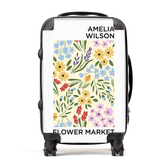 Paris Flower Market Suitcase