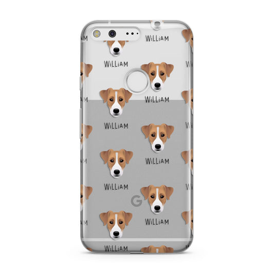 Parson Russell Terrier Icon with Name Google Pixel Case