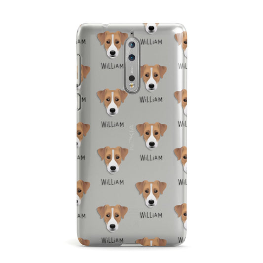 Parson Russell Terrier Icon with Name Nokia Case