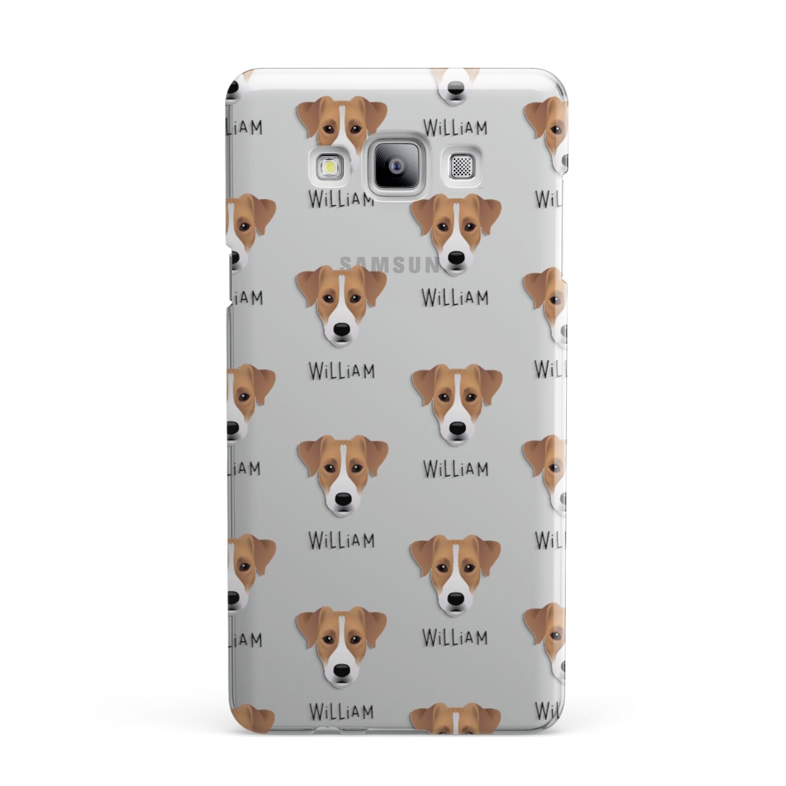 Parson Russell Terrier Icon with Name Samsung Galaxy A7 2015 Case