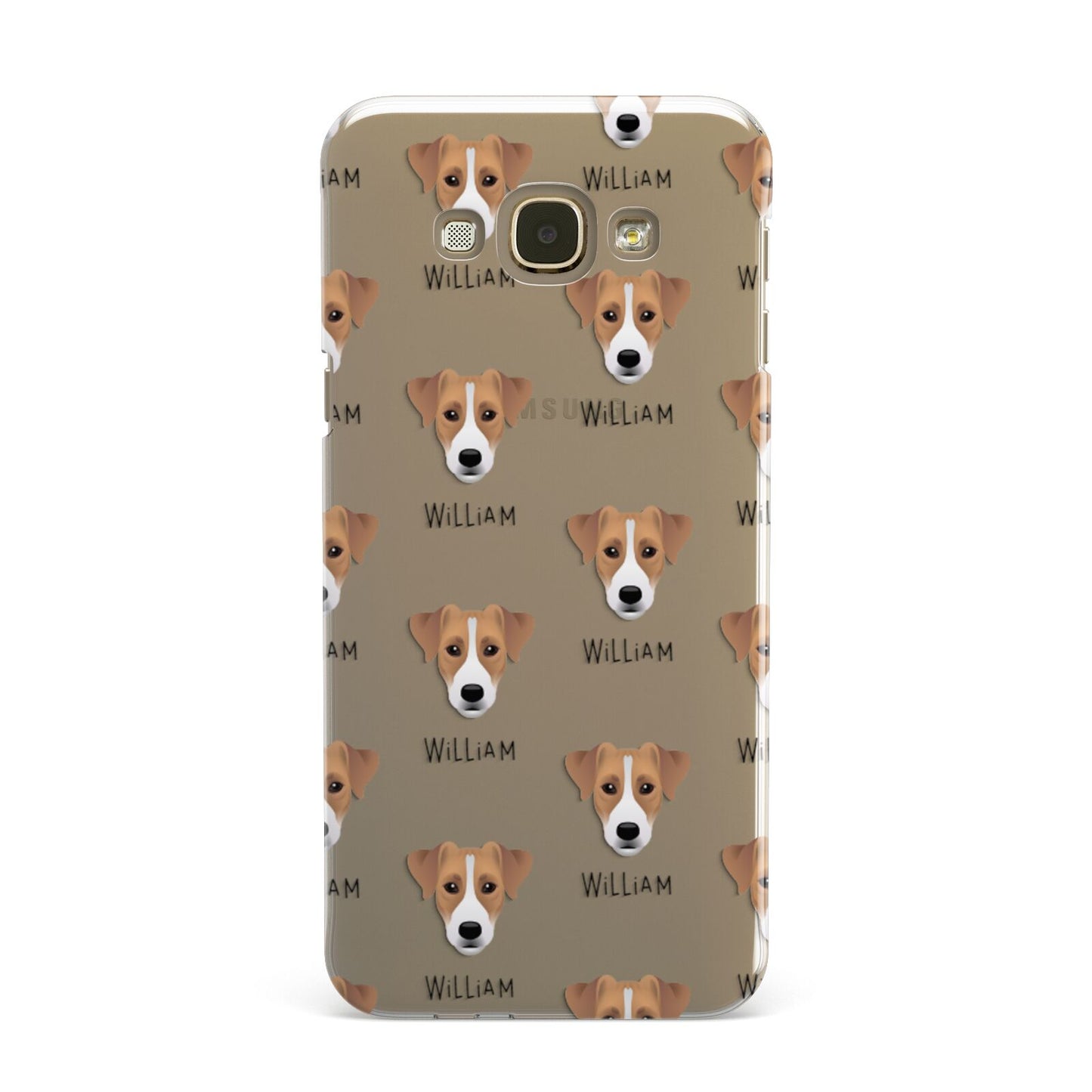 Parson Russell Terrier Icon with Name Samsung Galaxy A8 Case