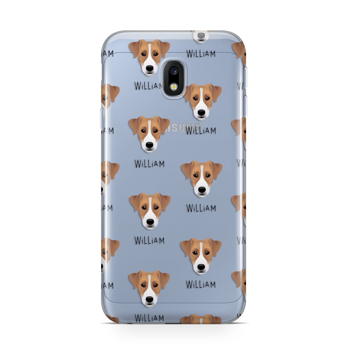 Parson Russell Terrier Icon with Name Samsung Galaxy J3 2017 Case