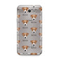 Parson Russell Terrier Icon with Name Samsung Galaxy J7 2017 Case