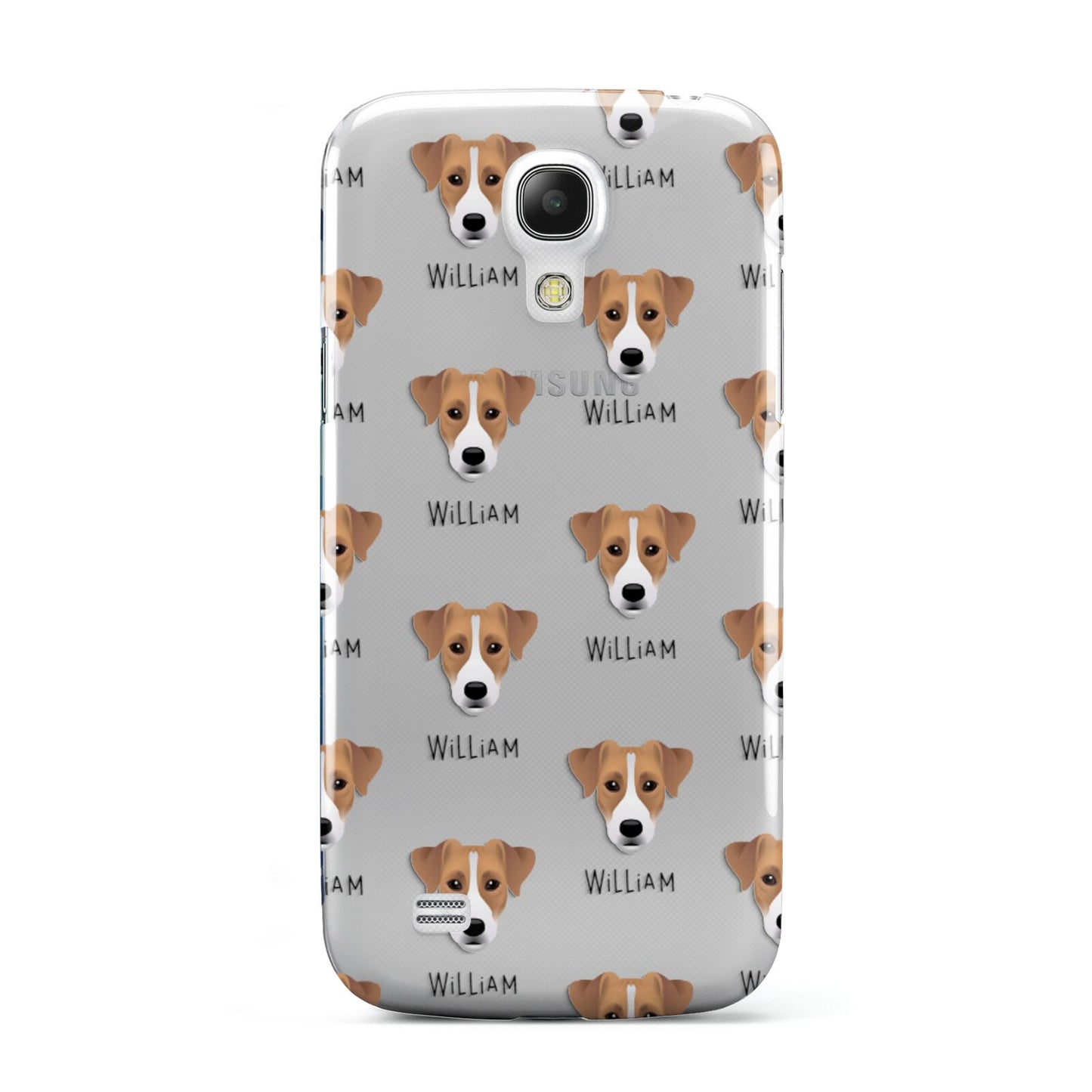 Parson Russell Terrier Icon with Name Samsung Galaxy S4 Mini Case