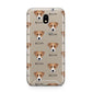 Parson Russell Terrier Icon with Name Samsung J5 2017 Case
