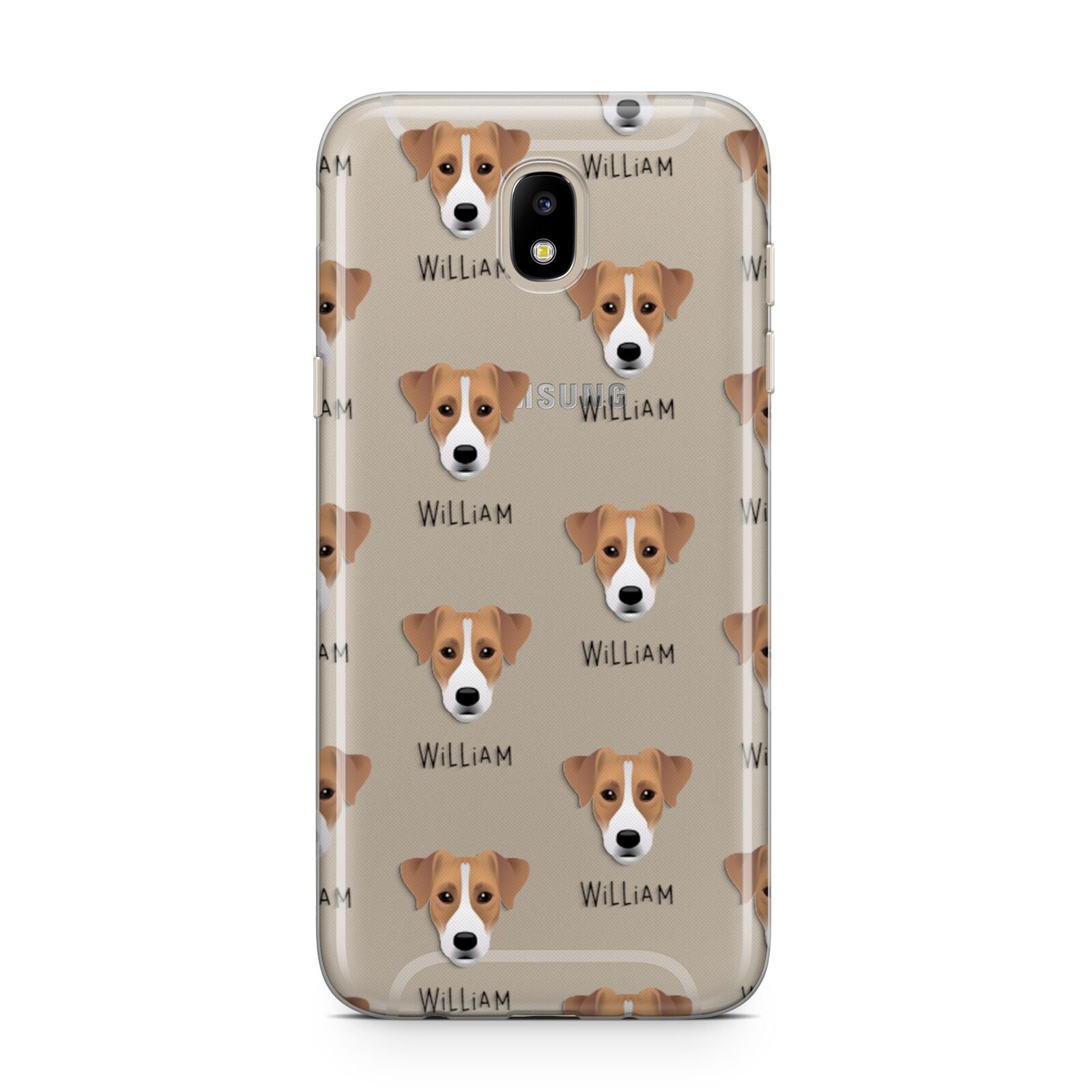 Parson Russell Terrier Icon with Name Samsung J5 2017 Case