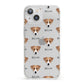 Parson Russell Terrier Icon with Name iPhone 13 Clear Bumper Case